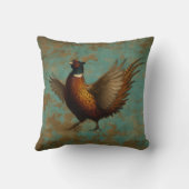 Pheasant cushion - Pheasant strutting his stuff! Kussen (Achterkant)