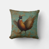Pheasant cushion - Pheasant strutting his stuff! Kussen (Voorkant)