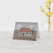 Pheasant Farmhouse Kaart (Gele Bloem)