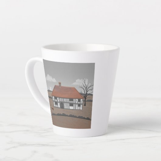 Pheasant Farmhouse Latte Mok (Linkerhoek)