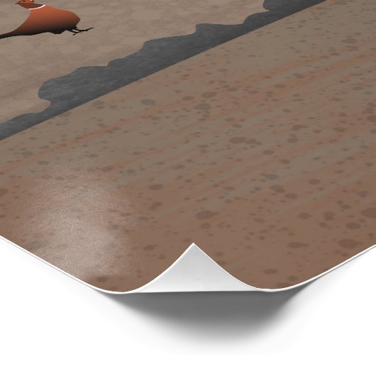 Pheasant Farmhouse Perfect Poster (Hoek)