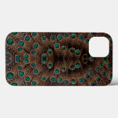 Pheasant Feather Fractal Design Case-Mate iPhone Case (Achterkant (horizontaal))