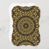 Pheasant Feathers Kaleidoscope Kaart (Voorkant / Achterkant)