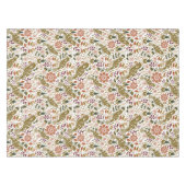 Pheasant Folk Art tafelkleed | rustieke herfstoogs (Voorkant (Horizontaal))