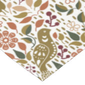 Pheasant Folk Art tafelkleed | rustieke herfstoogs (Gekanteld)