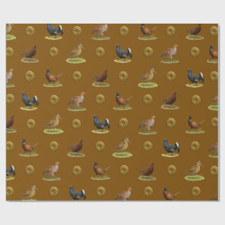 Pheasant, Grouse, Partridge,Christmas Gift wrap Cadeaupapier