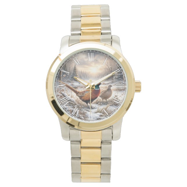 Pheasant  horloge (Voorkant)