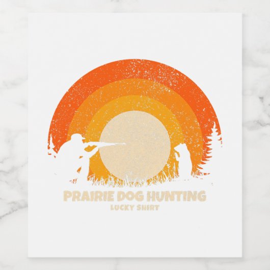 Pheasant Hunter Lucky Charm as Pheasant Hunting Ve Wijn Etiket (Enkel label)