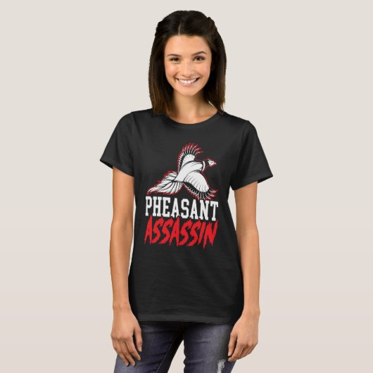 Pheasant Hunter Pheasant Hunting Bird Hunt  3 T-shirt (Voorkant volledig)