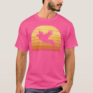 Pheasant Hunting Hunter Flying Bird Schieten Idee T-shirt