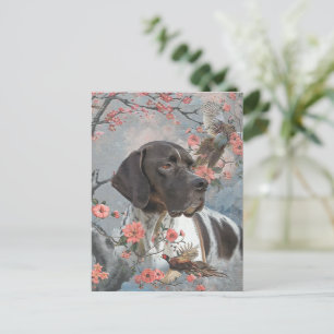 Pheasant Hunting met wijzers, Art Briefkaart