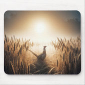 Pheasant in een tarweveld muismat (Voorkant)