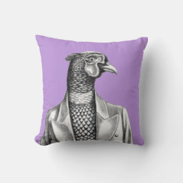 Pheasant in Smart Jacket (Sumire) Kussen