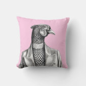 Pheasant in Smart Jacket (Ume) Kussen (Voorkant)