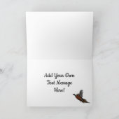 Pheasant in vlucht Notitiekaart (Binnen)