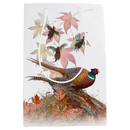 Pheasant Medium Gift Bag Cadeauzakje (Voorkant)
