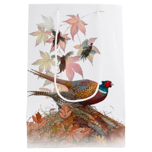 Pheasant Medium Gift Bag Cadeauzakje (Achterkant)