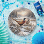 Pheasant papieren bordje (Feest)