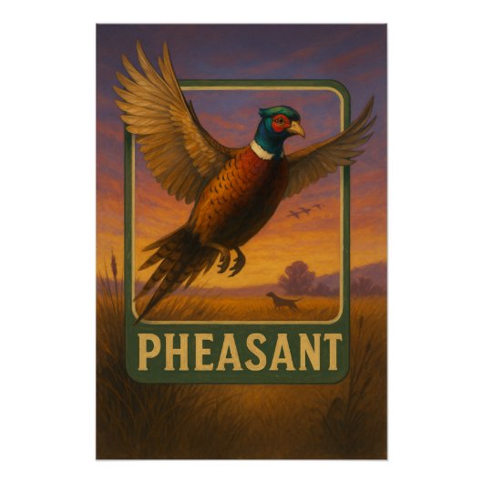 Pheasant Poster (Voorkant)
