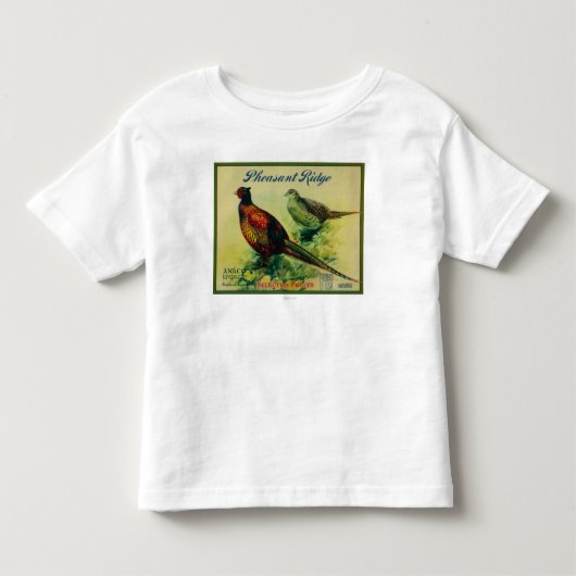 Pheasant Ridge Apple Crate Label Kinder Shirts (Voorkant)