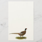 Pheasant Rooster Briefpapier (Voorkant)