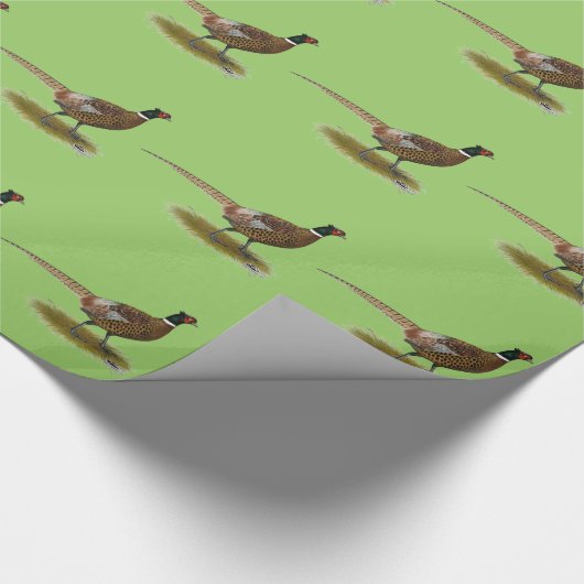 Pheasant Rooster Cadeaupapier (Hoek)