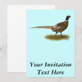 Pheasant Rooster Kaart (Voorkant / Achterkant)