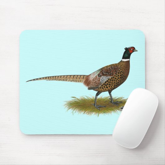 Pheasant Rooster Muismat (Met muis)