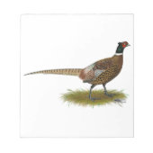 Pheasant Rooster Notitieblok (Voorkant)