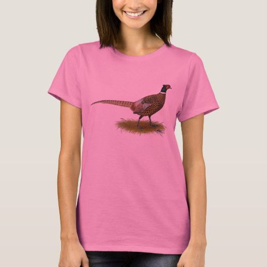 Pheasant Rooster T-shirt (Voorkant)
