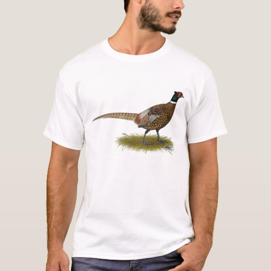 Pheasant Rooster T-shirt (Voorkant)
