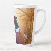 Pheasant Rust in een Gouden Tarweveld Latte Mok (Rechts)