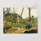 'Pheasant Shooting', geb. van Thomas McLean, 1820 Briefkaart (Voorkant)