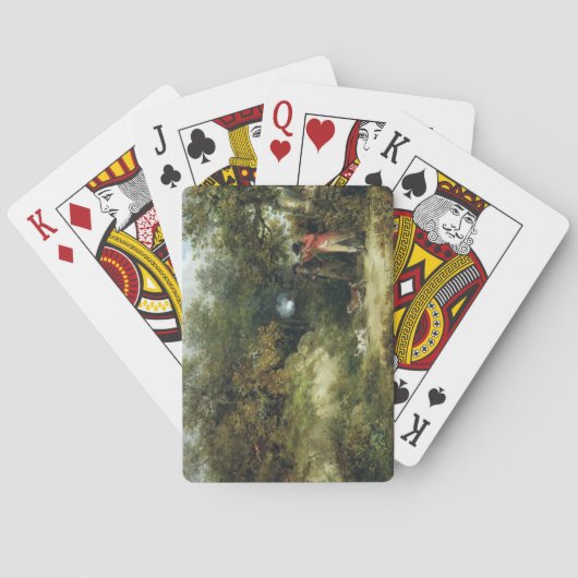 Pheasant Shooting (oil on canvas) 3 Speelkaarten (Achterkant)