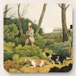 'Pheasant Shooting', pub. van Thomas McLean, 1820 Drankjes Onderzetter
