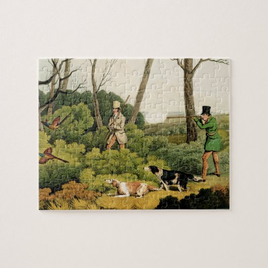 'Pheasant Shooting', pub. van Thomas McLean, 1820  Legpuzzel (Horizontaal)
