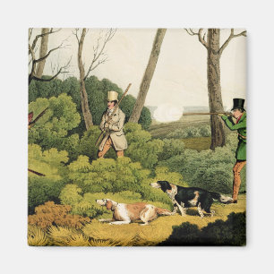 'Pheasant Shooting', pub. van Thomas McLean, 1820  Magneet