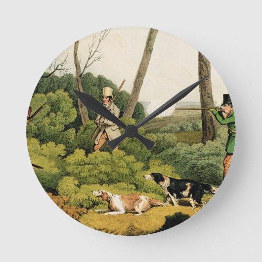 'Pheasant Shooting', pub. van Thomas McLean, 1820 Ronde Klok (Voorkant)