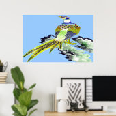 Pheasant Standing poster Drawing 5 (Thuiskantoor)