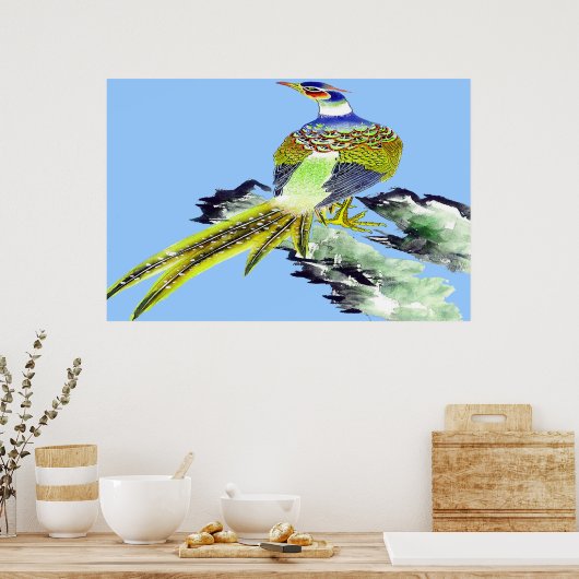 Pheasant Standing poster Drawing 5 (Keuken)