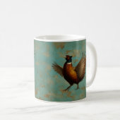 Pheasant strutting design koffiemok (Voorkant rechts)