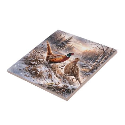 Pheasant tegeltje (Zijkant)