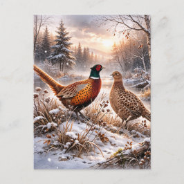 Pheasant  uitnodiging briefkaart