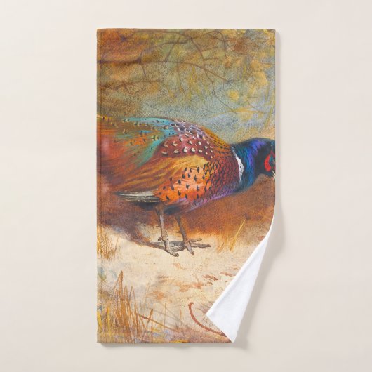 Pheasants 1918 By Archibald Thorburn Handdoek (Handdoek)