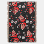  Pheasants Peacock Art Deken (Voorkant Verticaal)