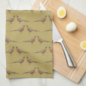 Pheastisch patroon theedoek (Quarter Fold)