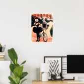 PHEBUS BICYCLES France Paris PAL Jean Paleologu Poster (Thuiskantoor)