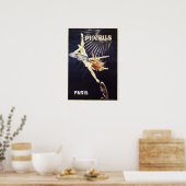 PHEBUS CYCLES 1896 Paris Old French Art Nouveau Poster (Keuken)