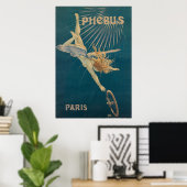 Phebus  French Nouveau Bicycle Frankrijk Poster (Thuiskantoor)