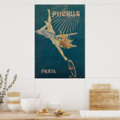 Phebus  French Nouveau Bicycle Frankrijk Poster (Keuken)